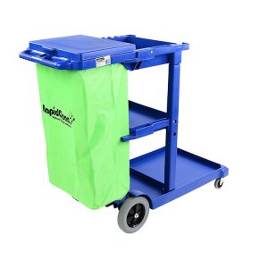 RapidClean Janitors Cart with Laundry Bag JC-175RP 65040