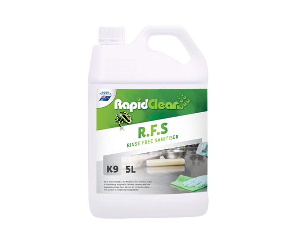 RapidClean R.F.S Rinse Free Sanitiser 5L (140490)