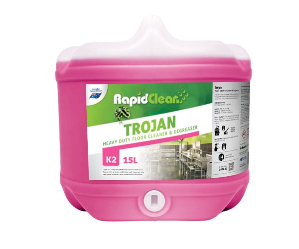 RapidClean Trojan Heavy Duty Degreaser Floor Cleaner 15L (140040)