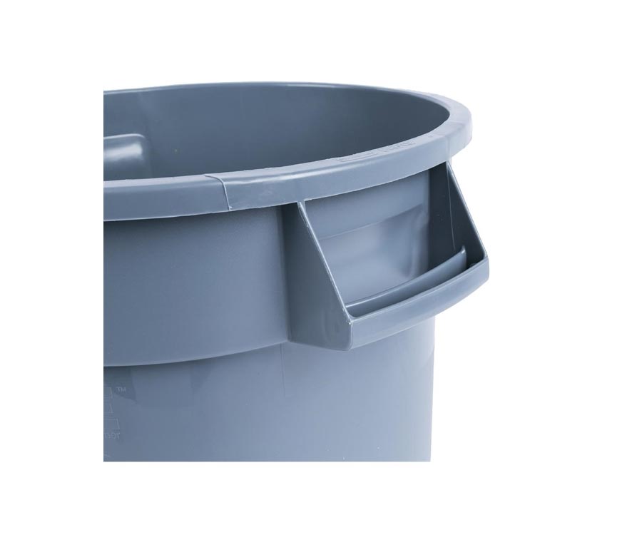 Rubbermaid BRUTE Container Grey 75.7Ltr Waste Rubbish Bin (FG262000GRAY) - Image 2
