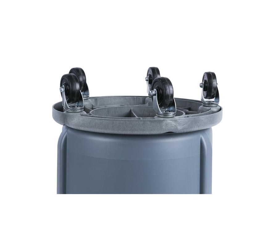 Rubbermaid BRUTE Container Grey 75.7Ltr Waste Rubbish Bin (FG262000GRAY) - Image 4