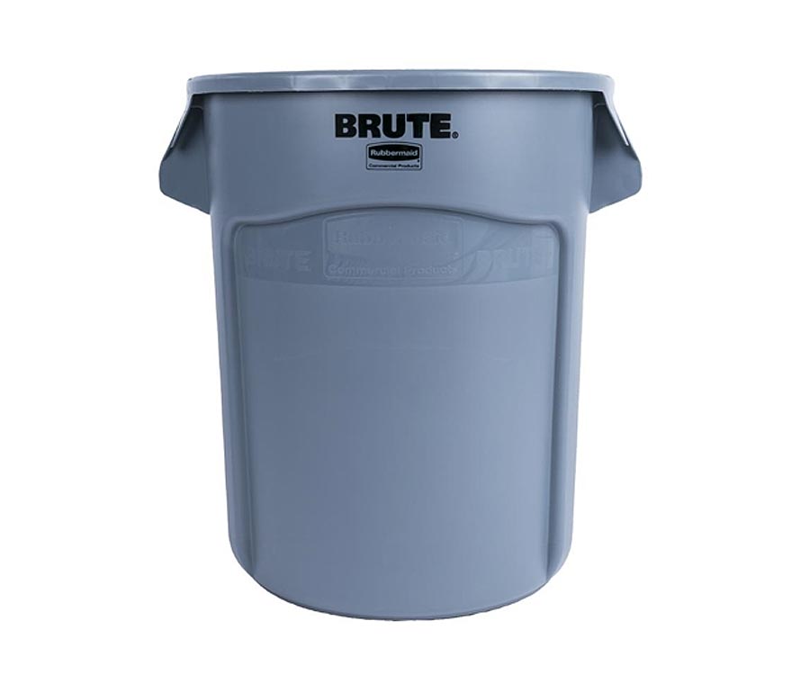 Rubbermaid BRUTE Container Grey 75.7Ltr Waste Rubbish Bin FG262000GRAY