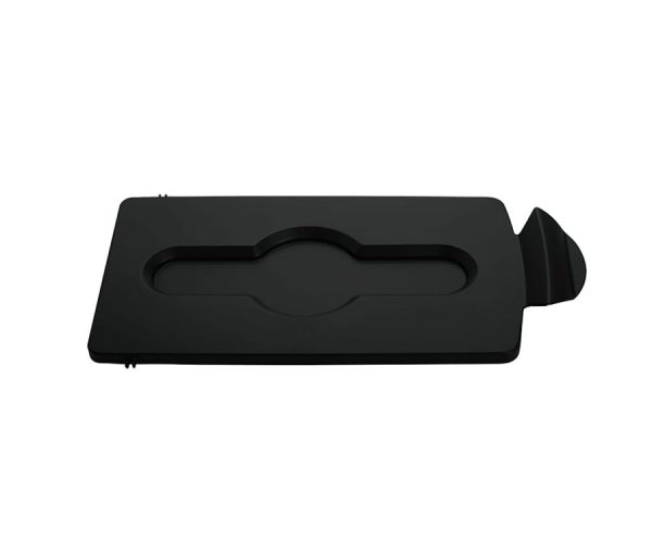 Rubbermaid Slim Jim Bin - Black Closed Lid for Landfill (2007892)