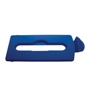 Rubbermaid Slim Jim Bin - Blue Paper Slot Lid (2007890)