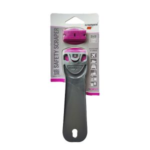 Scraperite - Long Combo Pack - Long Handle with 6 Magenta PRO Blades