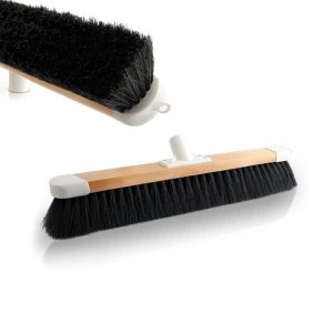 Small 450mm Timber Broom Hair Mix Heavy Duty Broom TM-455HM