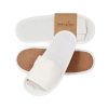 SWISSTRADE Seedling Sole Hotel Slippers, Open-Toe with Cork Sole in Wrapper CRT Qty x 100 (SSL-OTCS-WPR)