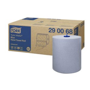 Tork Matic H1 Hand Towel Rolls Autocut Blue 6 Rolls x 612 Sheets (290068)