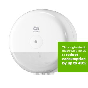 Tork T9 Smartone Mini Toilet Roll Elevation Dispenser T9 White 681000