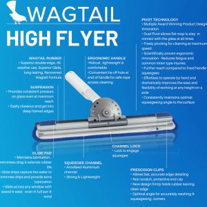 WAGTAIL High Flyer Squeegee Window Cleaning Tool