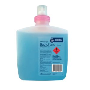 Whiteley Bactol Blue Antibacterial Hand Rub 1 Litre Refill 020059
