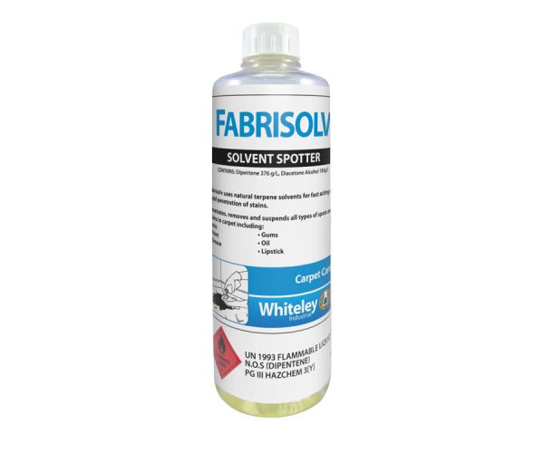 Whiteley Fabrisolv Carpet Care Solvent Spot Remover 500ml (0605848)