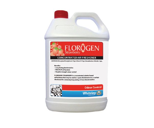 Whiteley Florogen Strawberry 5L Concentrated Air Freshener Deodorant (60074)