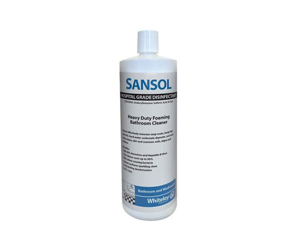 Whiteley Sansol Foaming Bathroom Cleaner Disinfectant 1L